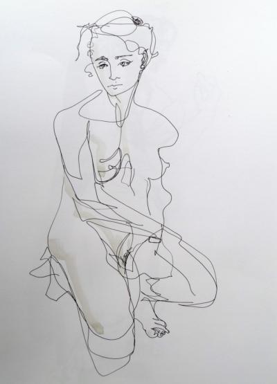 Painting from the show LINE AND LIGHT - FIGURE WORK