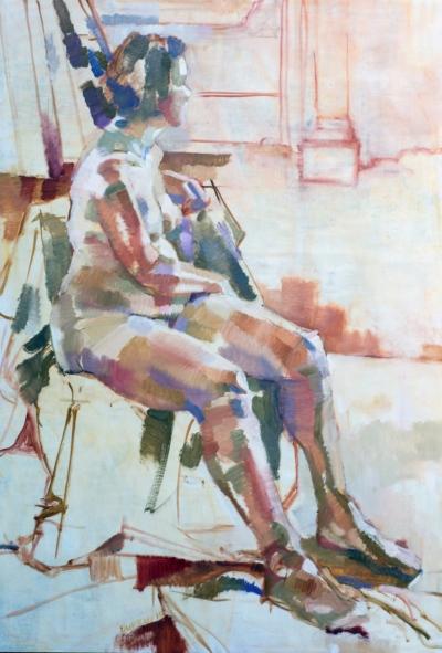 Painting from the show LINE AND LIGHT - FIGURE WORK