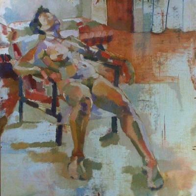 Painting from the show LINE AND LIGHT - FIGURE WORK
