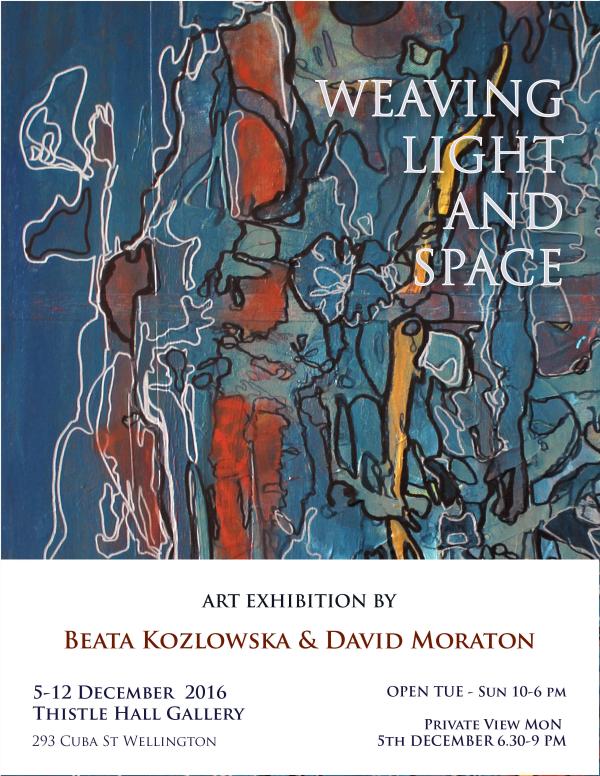 poster for weaving light and space