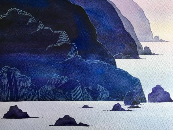 coastline painting