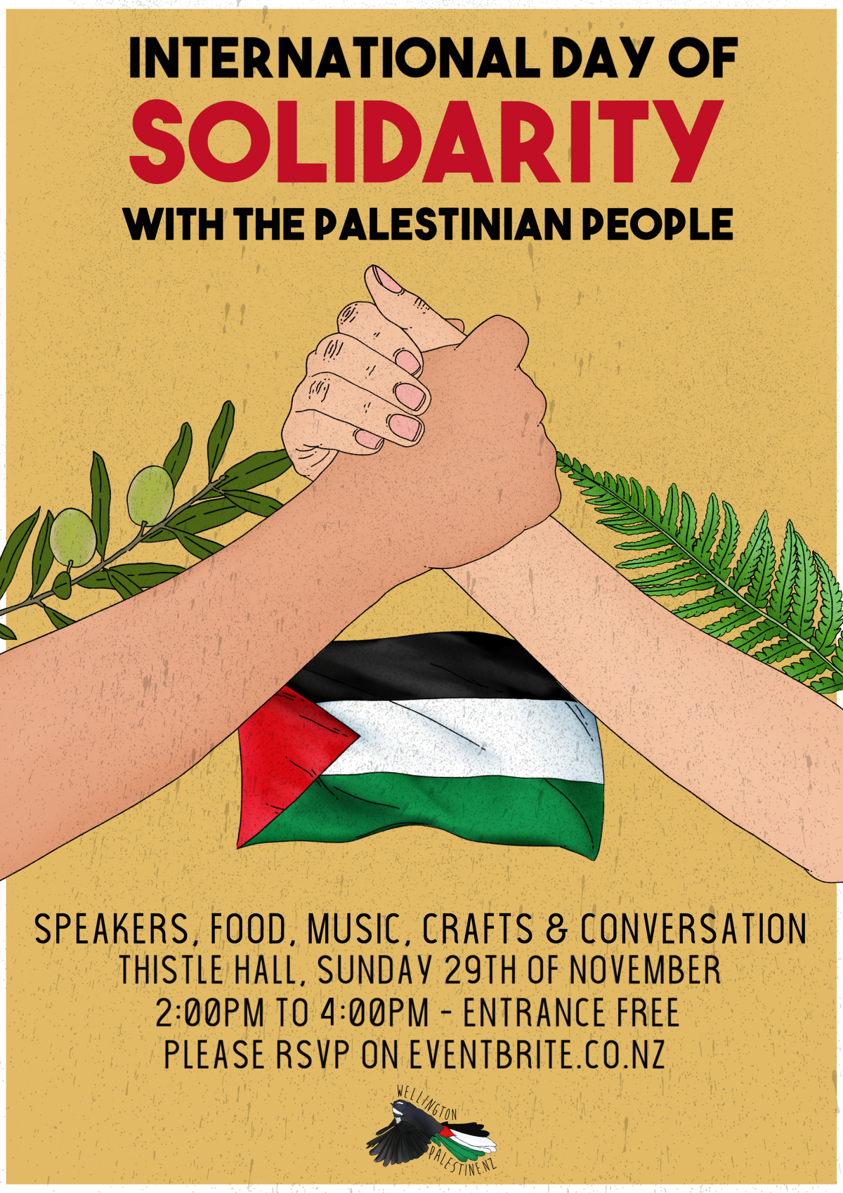 Palestinian day of solidarity poster
