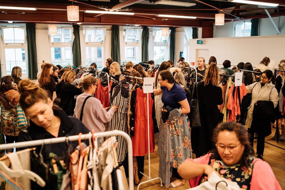 A Clothes Swap at Thistle Hall