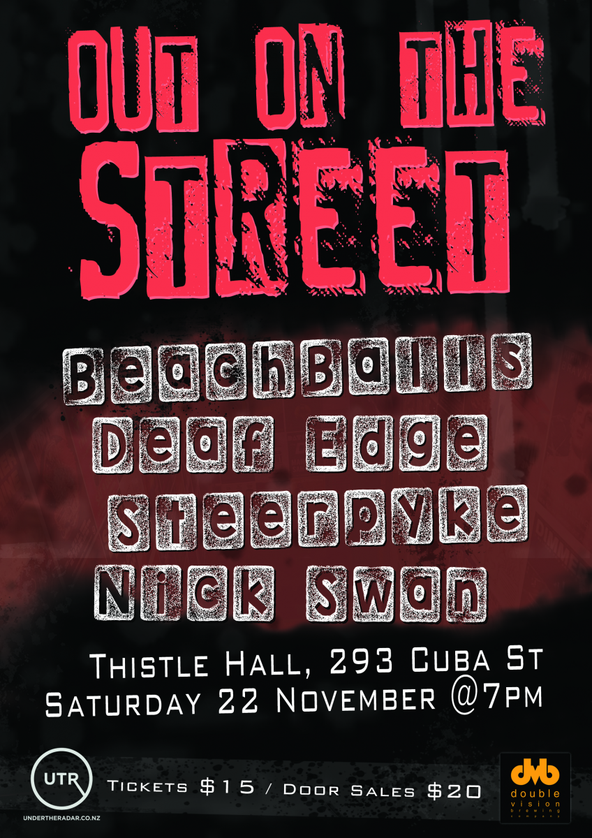 Out On The Street gig poster