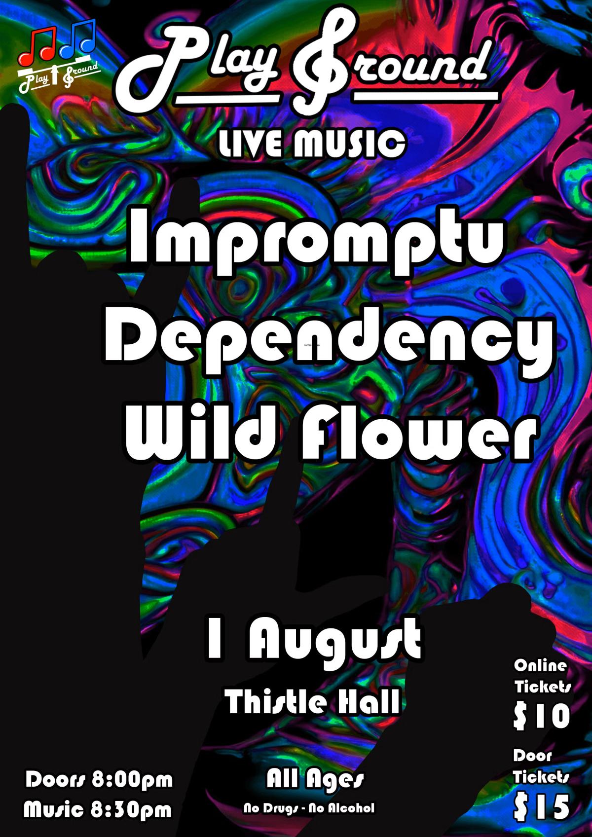 Playground Live Music Poster