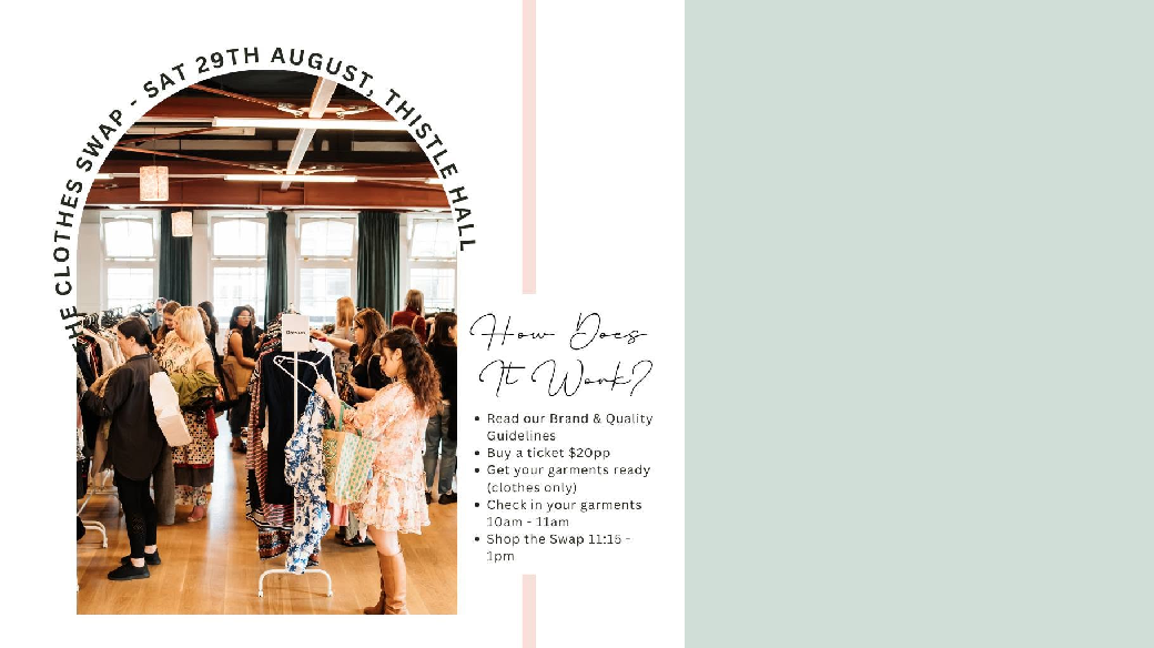 Clothes Swap at Thistle Hall
