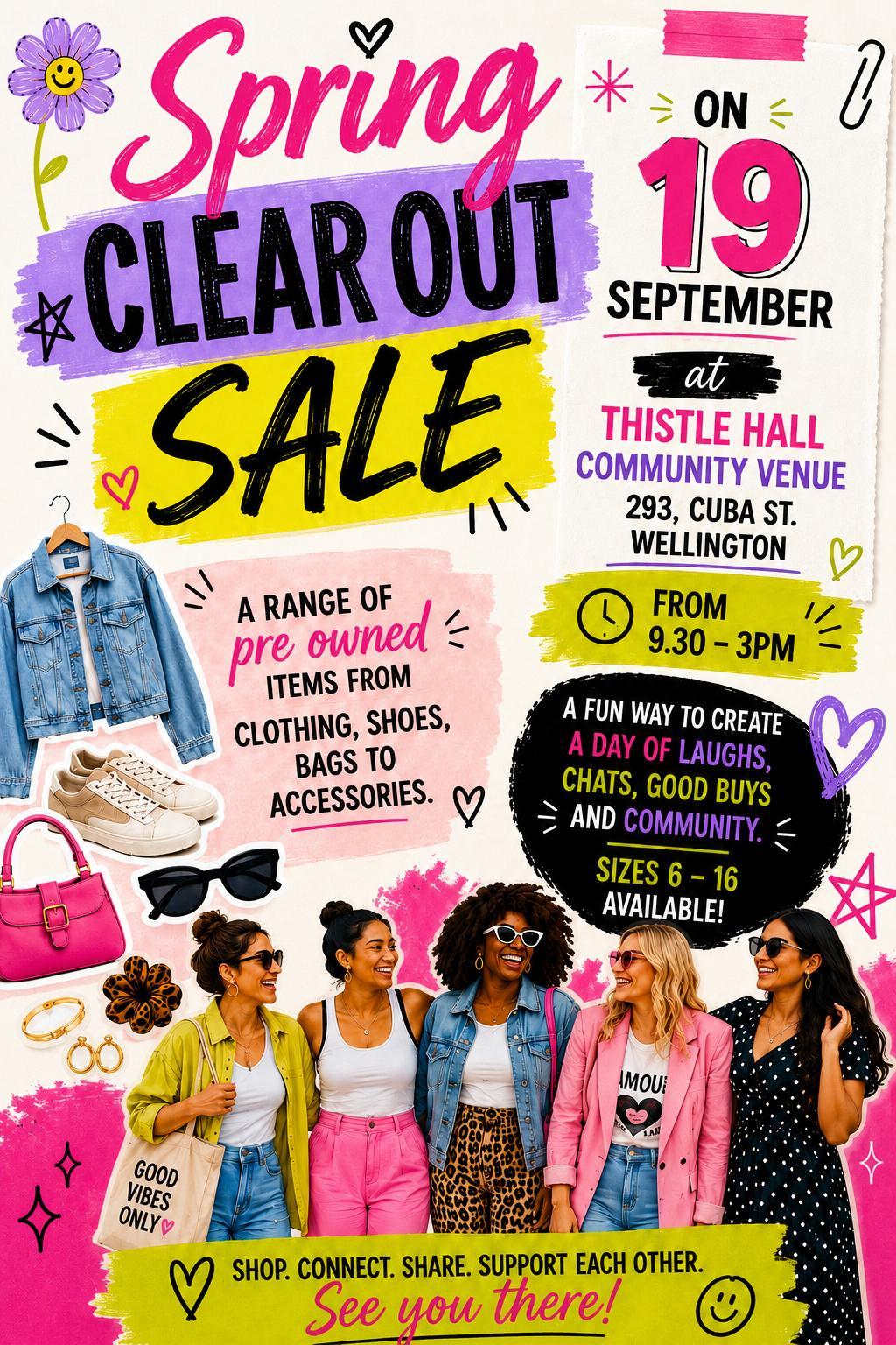 Spring Clear Out Poster