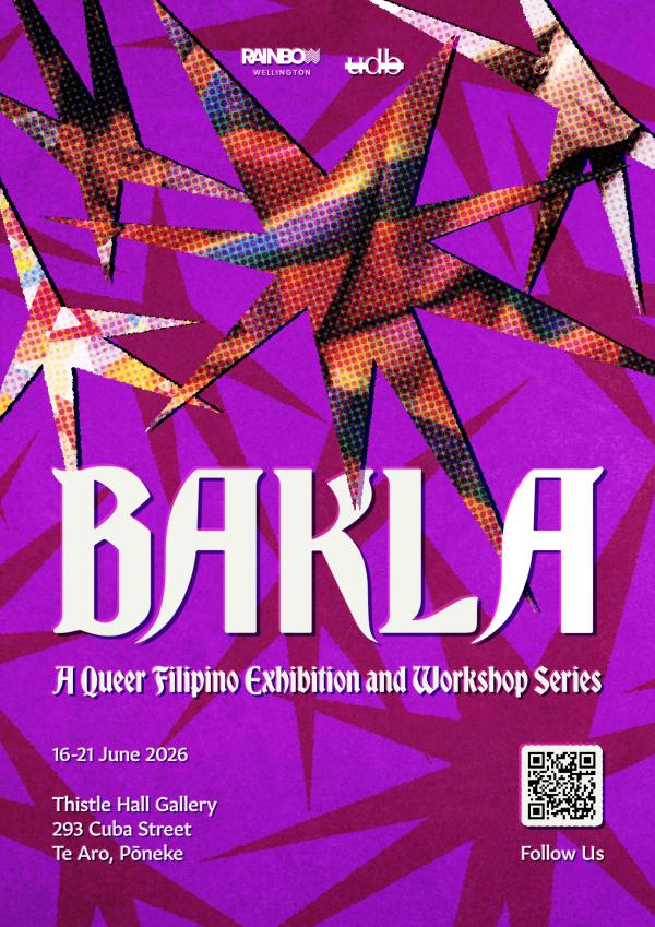 Poster for Bakla gallery exhibition