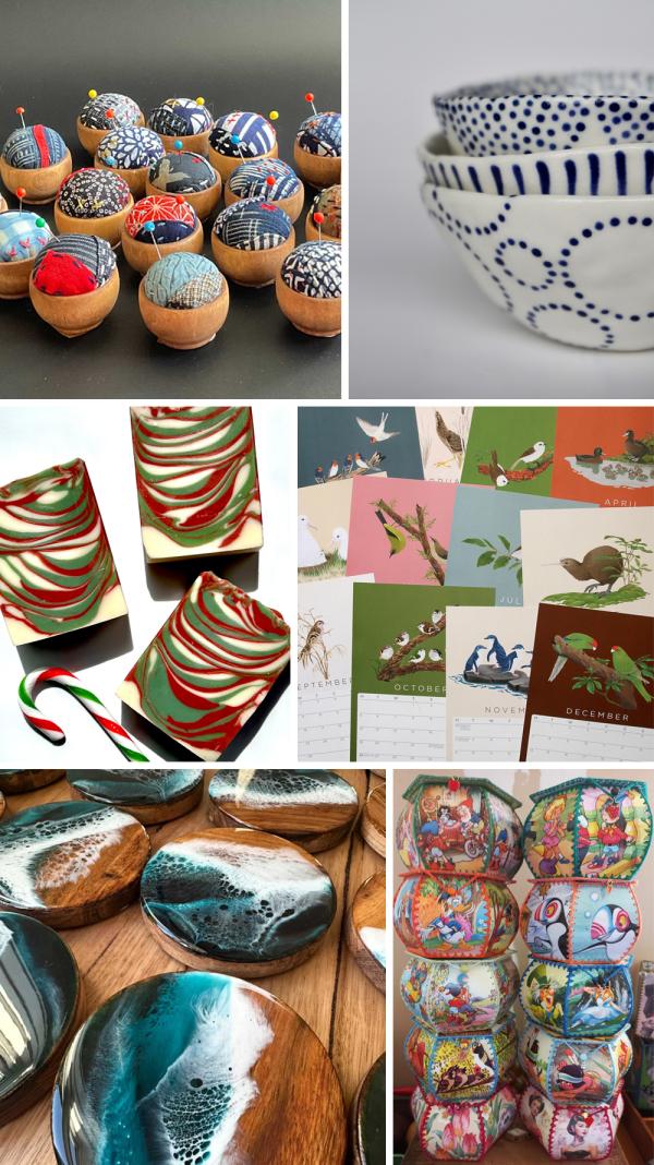 A variety of wares available at the JUST GOOD STUFF market at Thistle Hall