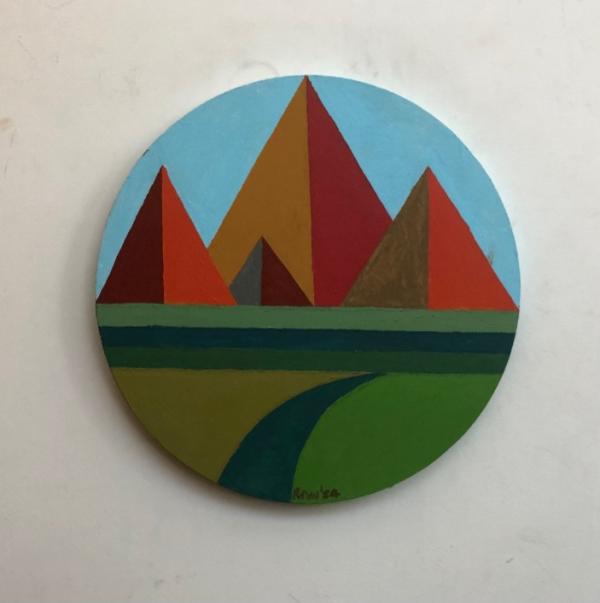 A piece from Thistle Hall exhibition Light and Joy by Aria Hinewai Te Hei Parker and Roger Walker