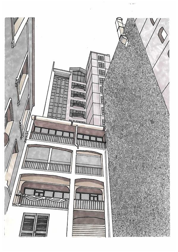 ILLUSTRATION OF BUILDINGS TOM LAWLER