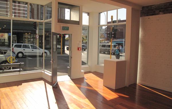 Gallery Space looking out onto Cuba Street